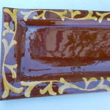 Glazed earth cake dish