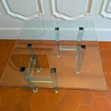 Glass coffee table