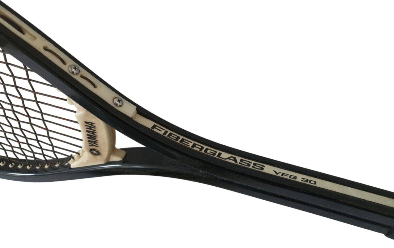 Old Yamaha Fiberglass YFG 30 Tennis Racket + Vintage Bag