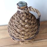 Demijohn braided wicker