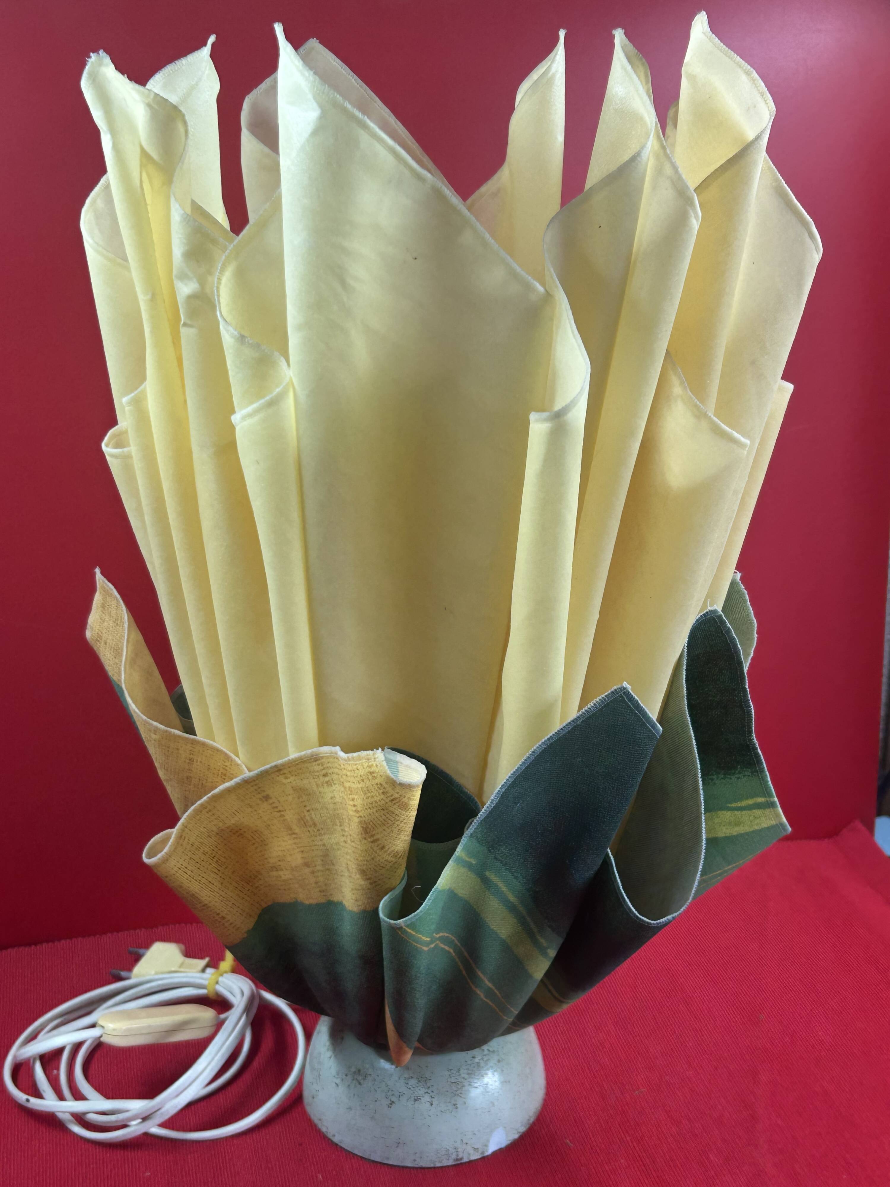 Jannalights 70’s draped bicolour lamp 50 cm