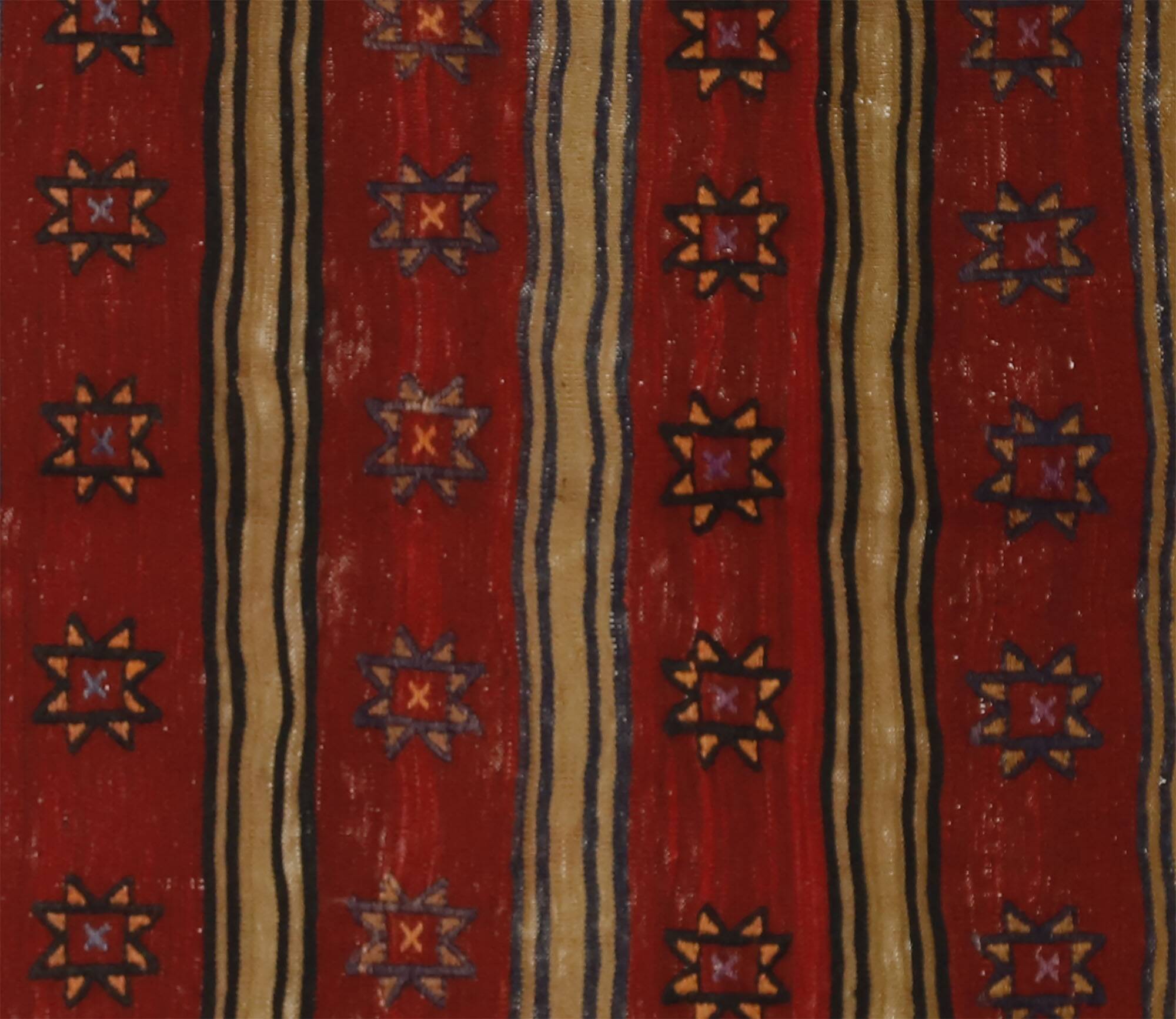 Turkish Anatolian Handmade Vintage Area Kilim Rug 187 cm x 182 cm