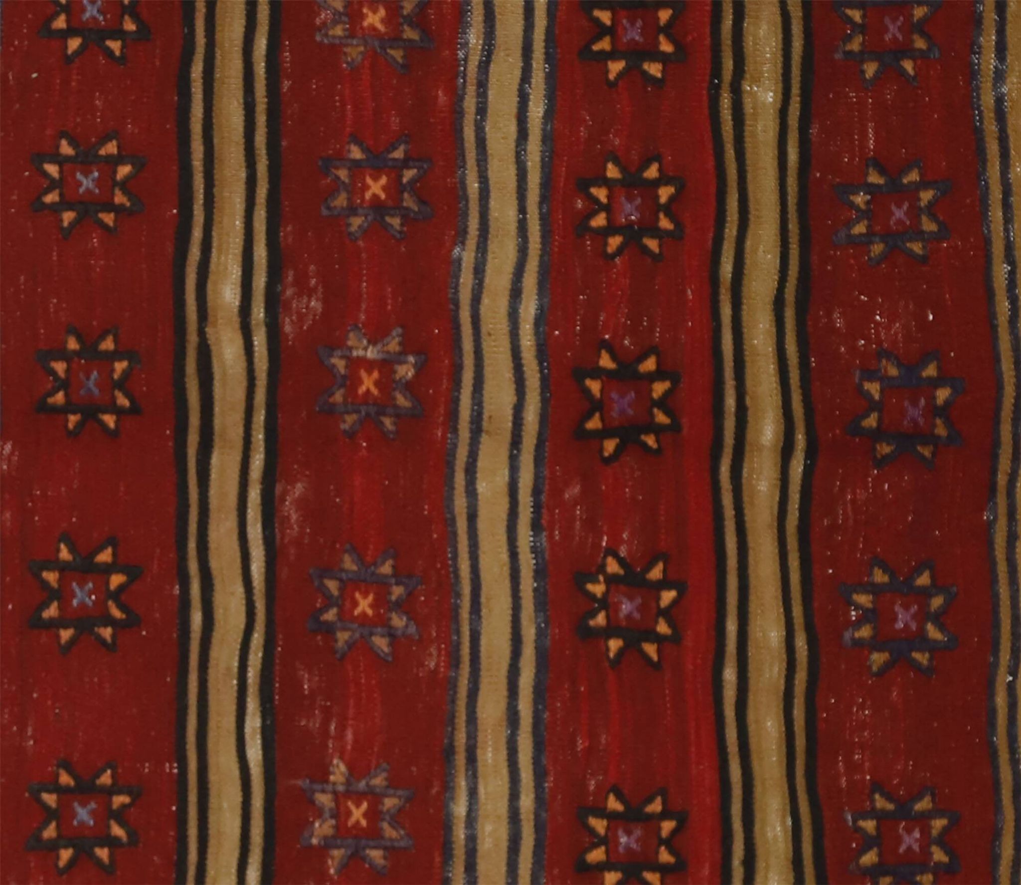Turkish Anatolian Handmade Vintage Area Kilim Rug 187 cm x 182 cm