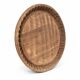 Ancient wooden plateau hand-carved