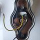 Vintage bathroom wall light and two towel rails set