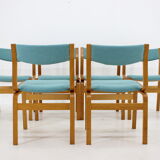 1960s Set of 6 Bentwood Dining Chairs, Denmark