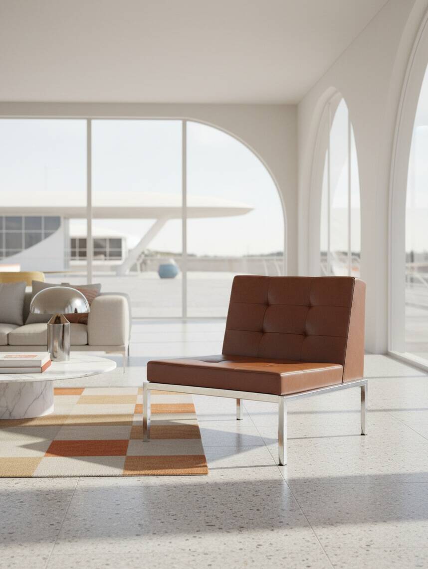 Chauffeuse "Samouraï" par Joseph-André Motte pour Airborne – Orly, 1961