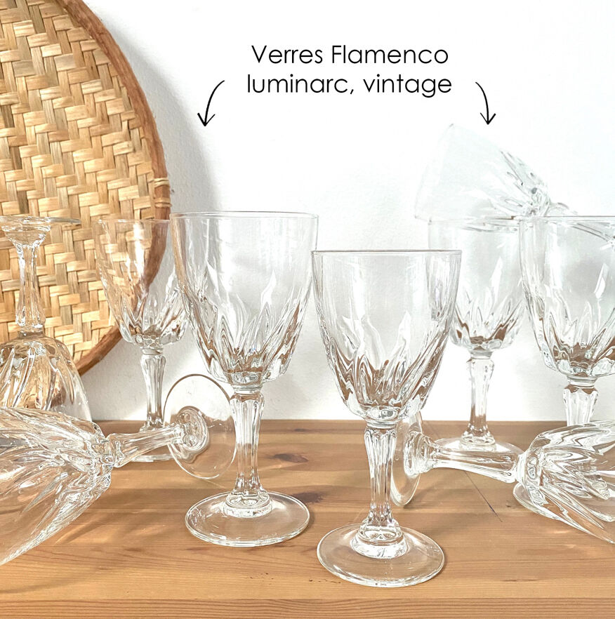 Service de 12 verres luminarc, série flamenco | Selency
