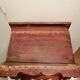 Vintage antique wooden and copper chest