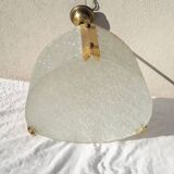 70's design glass pendant light