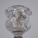 Baccarat: Bamboo-style crystal candlestick signed