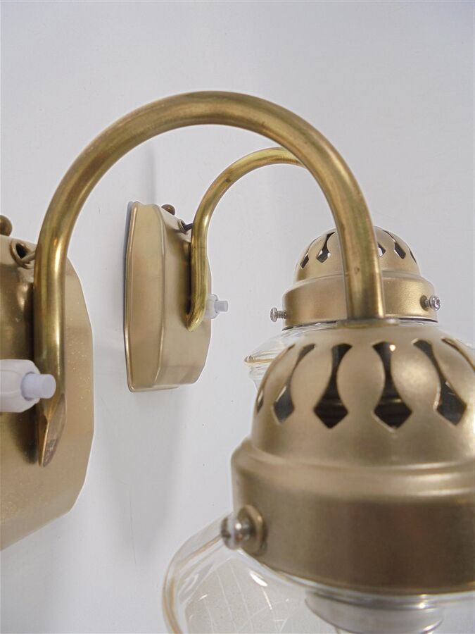 Pair of art deco wall lights