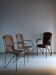 4 Frederick Weinberg wicker iron chairs | 1960s