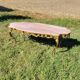 Table basse style Louis XV en marbre rose