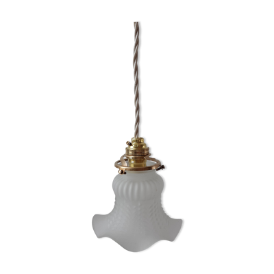 Suspension baladeuse tulipe années 50 60