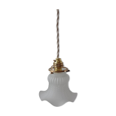 Suspension baladeuse tulipe années 50 60