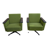 Pair vintage armchairs