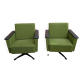 Pair vintage armchairs