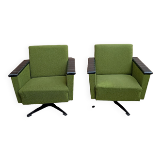 Pair vintage armchairs
