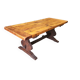 Grande table en bois massif – restaurée avec soin – 200 x 80 cm