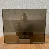 Pair wall light vintage smoke glass