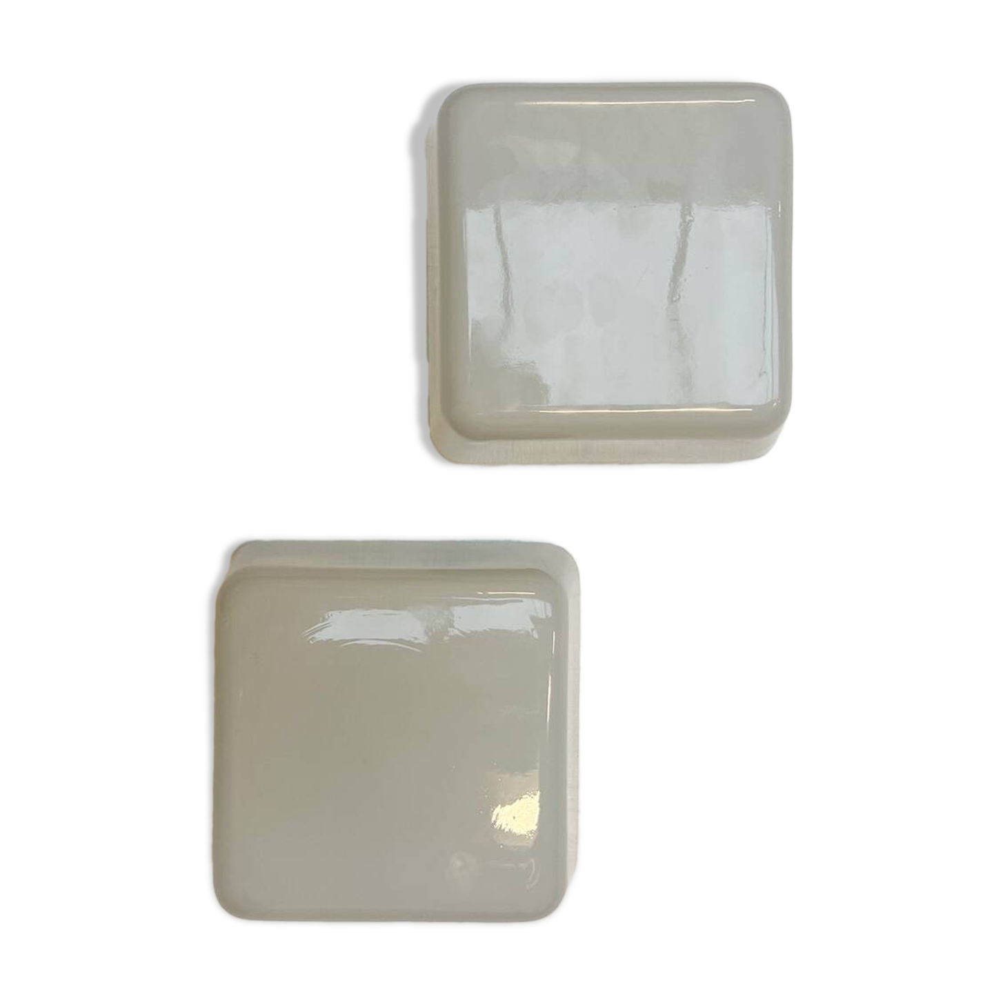 Set of glass wall lamps by WILA, 1940s