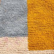 Multicolored handcrafted Berber wool rug, size 150 x 250 cm