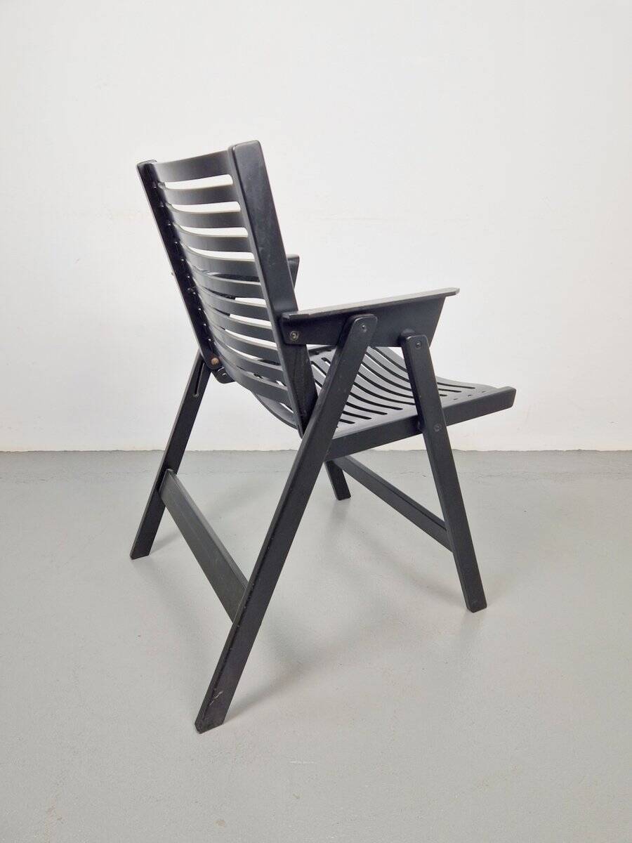 Vintage Black Garden Chair by Niko Kralj for Rex, 1960s