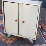 Armoire de poupée en bois années 50