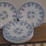 Rivanel 60's blue dessert plates