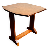 Folding table, Art Deco pedestal table