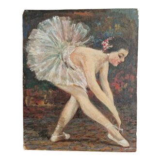 Peinture danseuse étoile