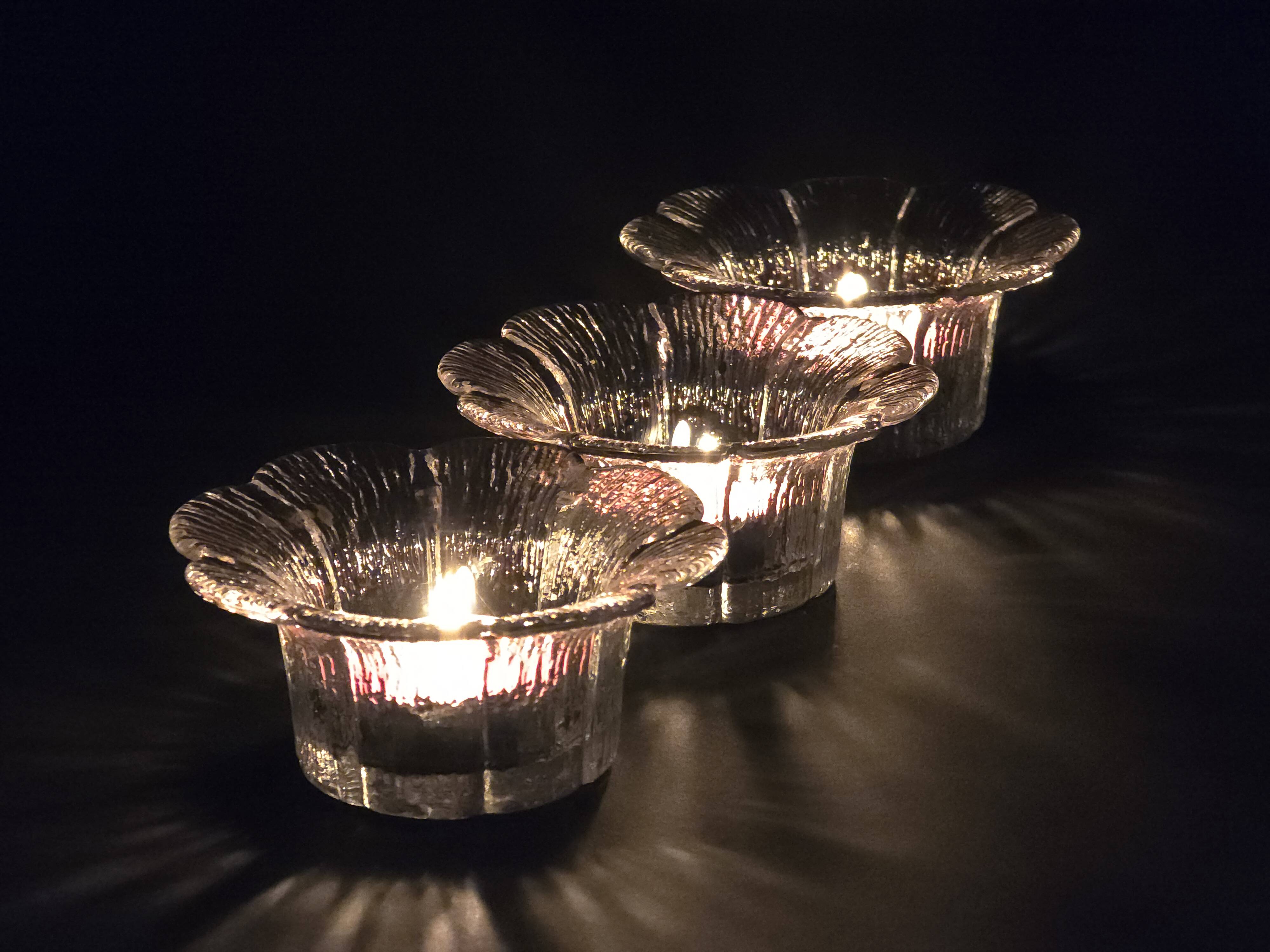 Vintage Mäntsälän Candle Holders Set By Pertti Kallioinen.