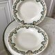 Set of 6 hollow earthenware plates New Givors model "RIta" 30s