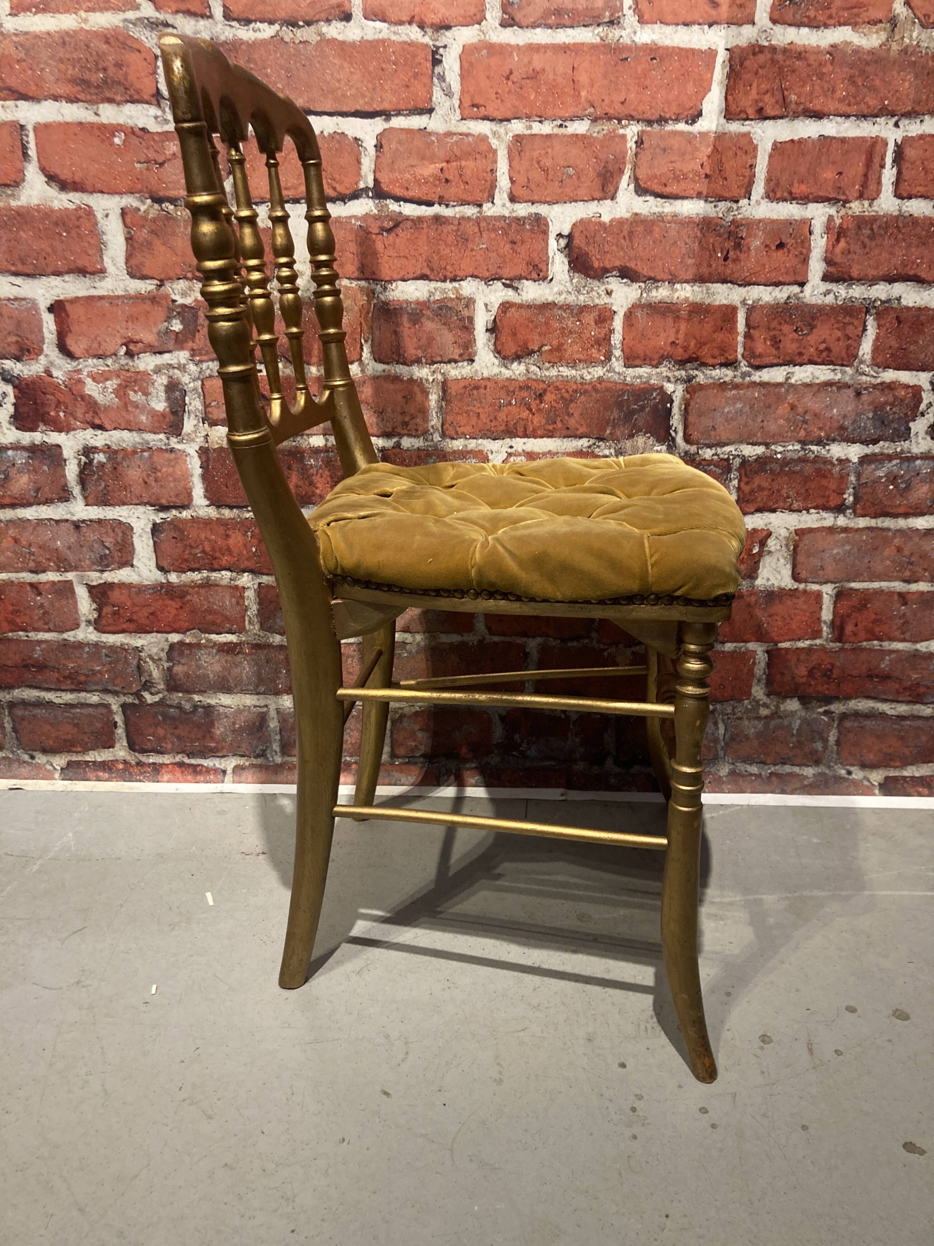 Pair of empire style chairs