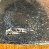 Two small dishes stamped Durousseau (Lyon)