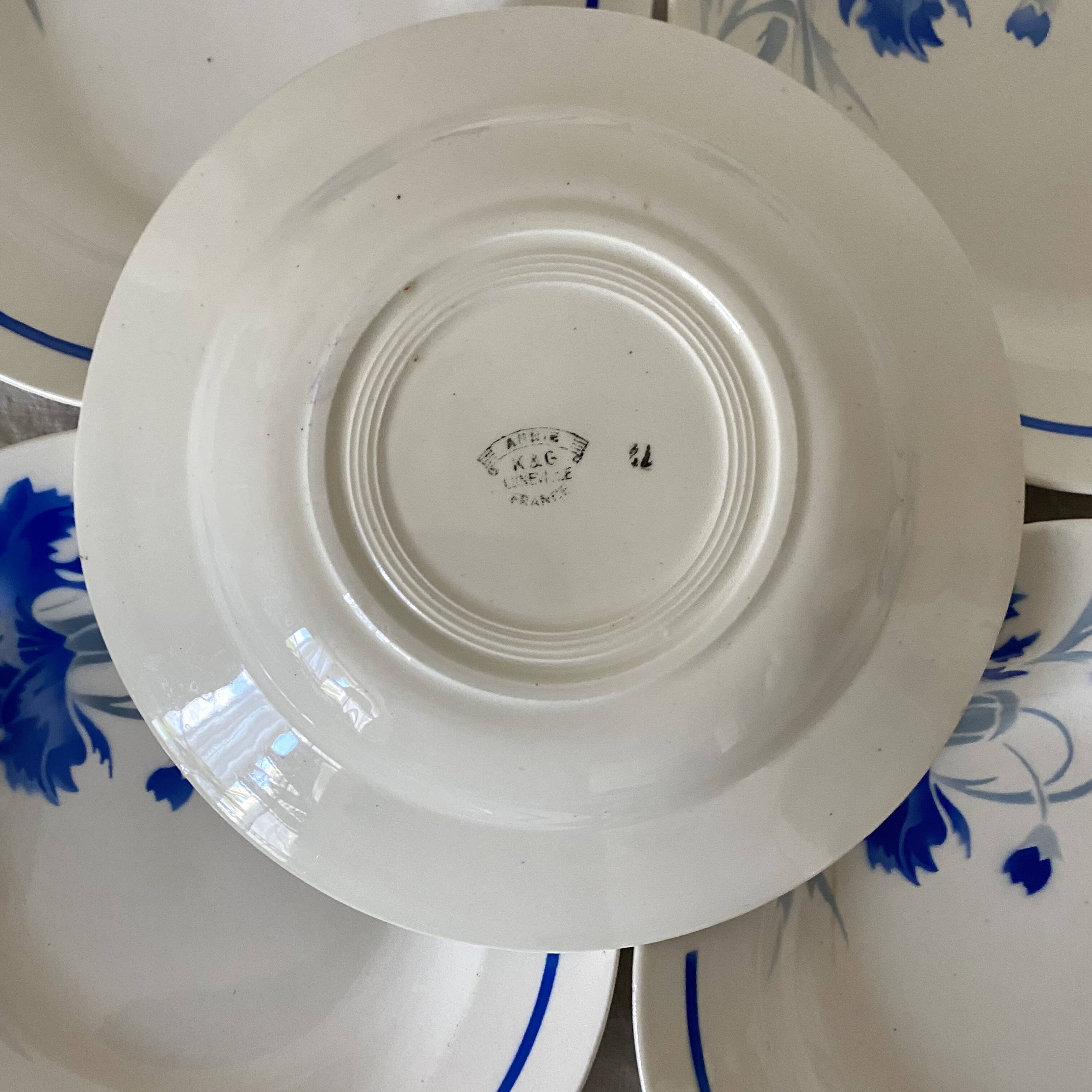 Luneville Annie soup plates
