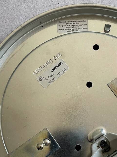 Limburg amber ceiling light