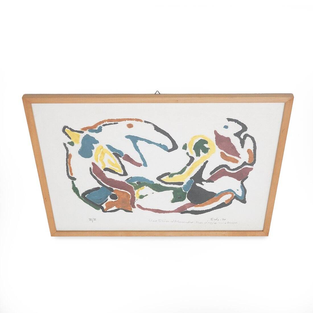 Ansgar Elde, Il Bostrico, 1990s, monotype print and woodcut