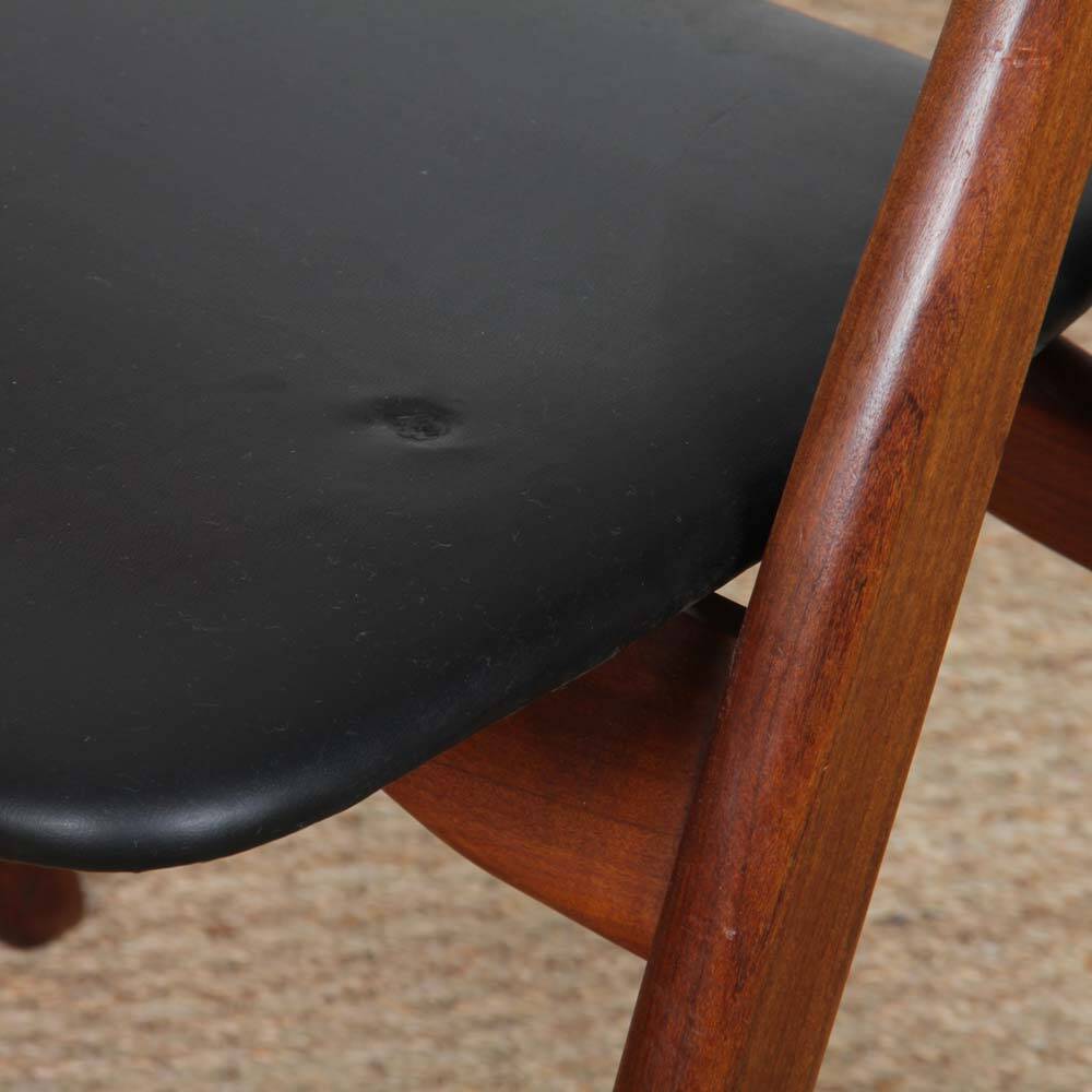 Pair of chairs by Henning Kjaernulf for Boltinge Stolefabrik, 1960