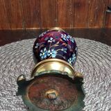 Ceramic oil foot lamp