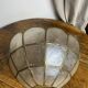 Mother-of-pearl and brass wall light