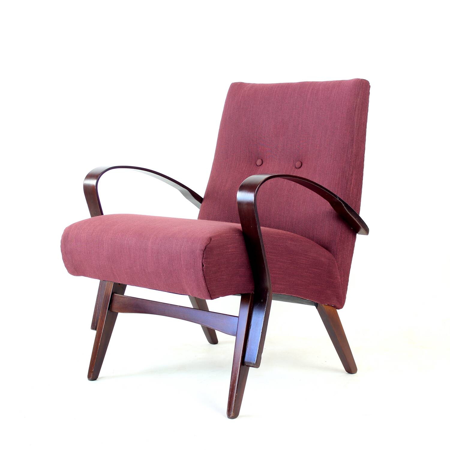 1960s Armchair By Jaroslav šmídek For Ton, Czechoslovakia