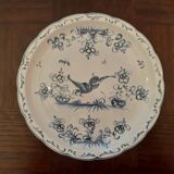 Plate signed Moustier.