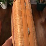 Vintage wicker suitcase