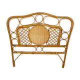 Vintage rattan headboard