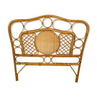 Vintage rattan headboard