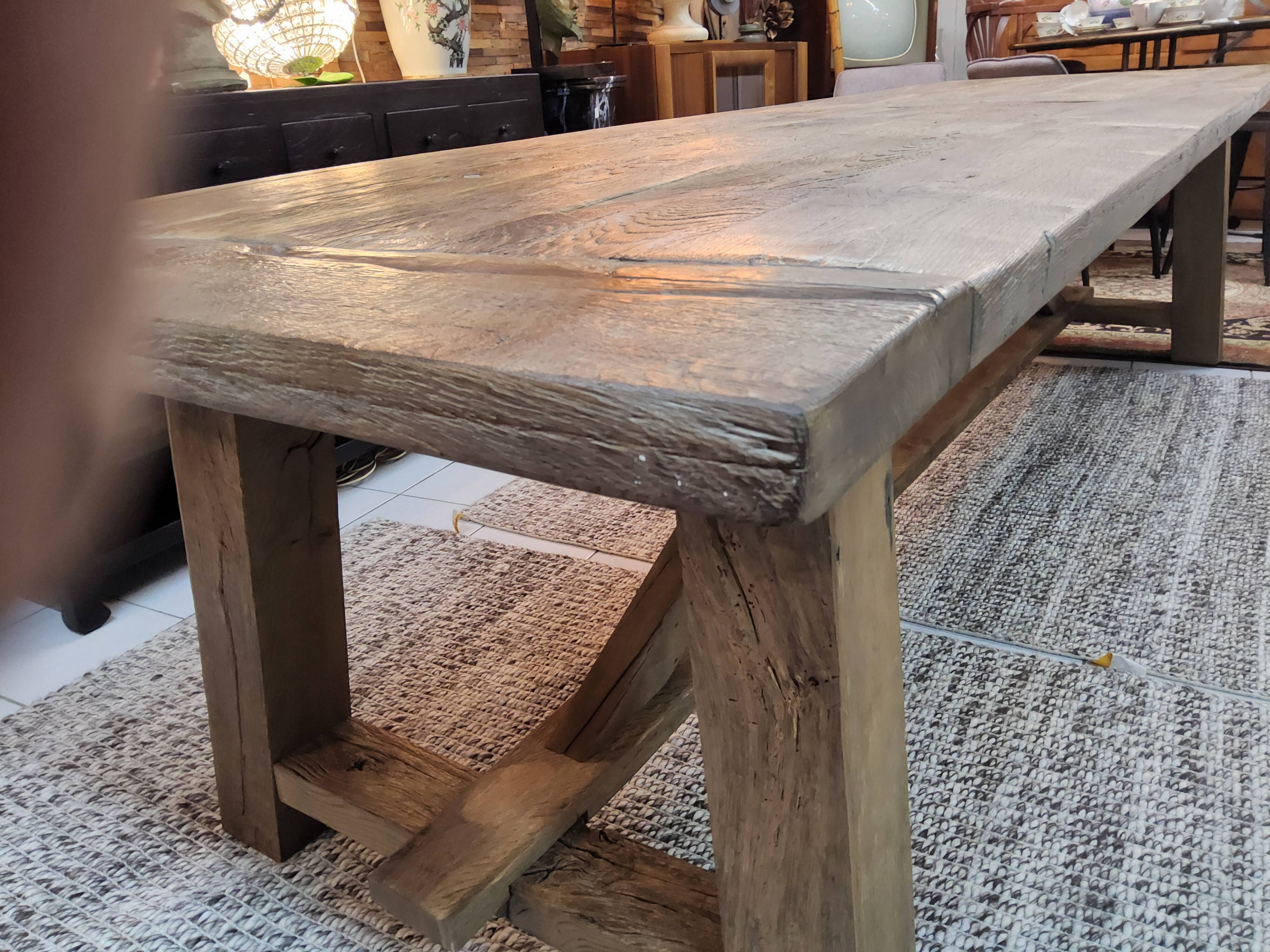 Grande table de ferme