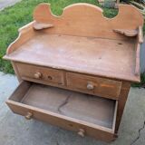 Chest of drawers from the 1980s in wood, very good condition