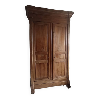 Armoire en merisier et noyer style directoire